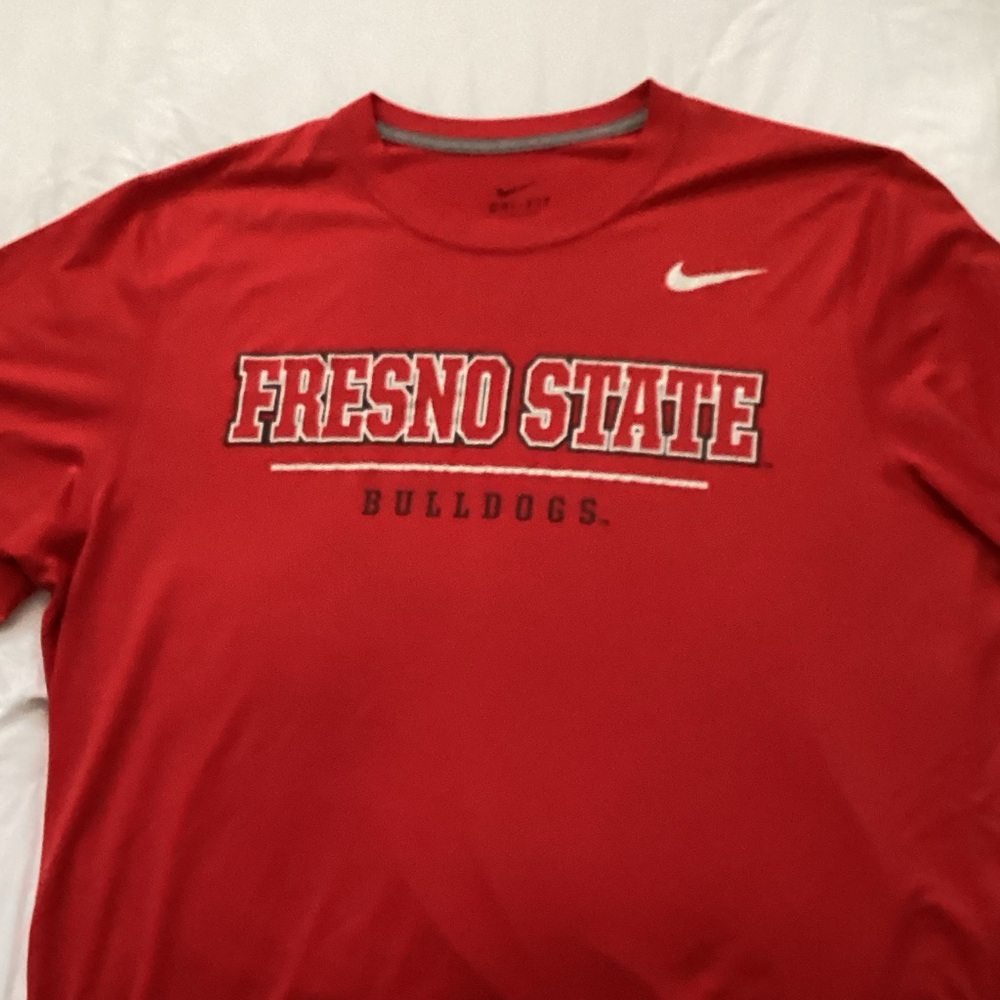 Nike Red Fresno State Bulldogs Men's Tee